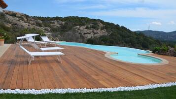 Piscina interna, piscina externa sazonal
