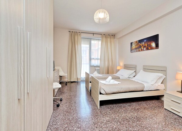 Familienapartment, 2 Schlafzimmer, Balkon