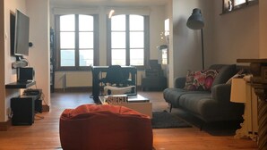 Apartment, 1 Bedroom | Living area - Apartment with a large view of Brussels (Brussels)