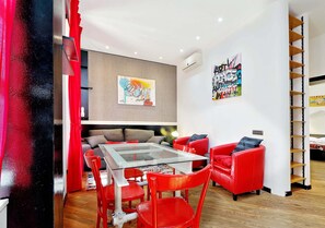 Apartment, 1 Bedroom | Living area | Flat-screen TV - Odescalchi Garden Apartment (Rome)