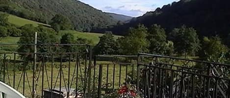 Chambre Double, salle de bains attenante, vue fleuve | Vue depuis le balcon