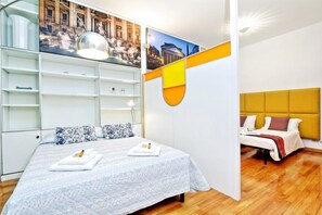 Executive-Apartment, 3 Schlafzimmer | Bügeleisen/Bügelbrett, kostenloses WLAN, Bettwäsche