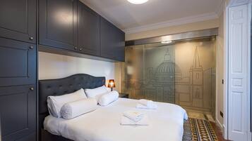 Iron/ironing board, cots/infant beds, free WiFi, bed sheets