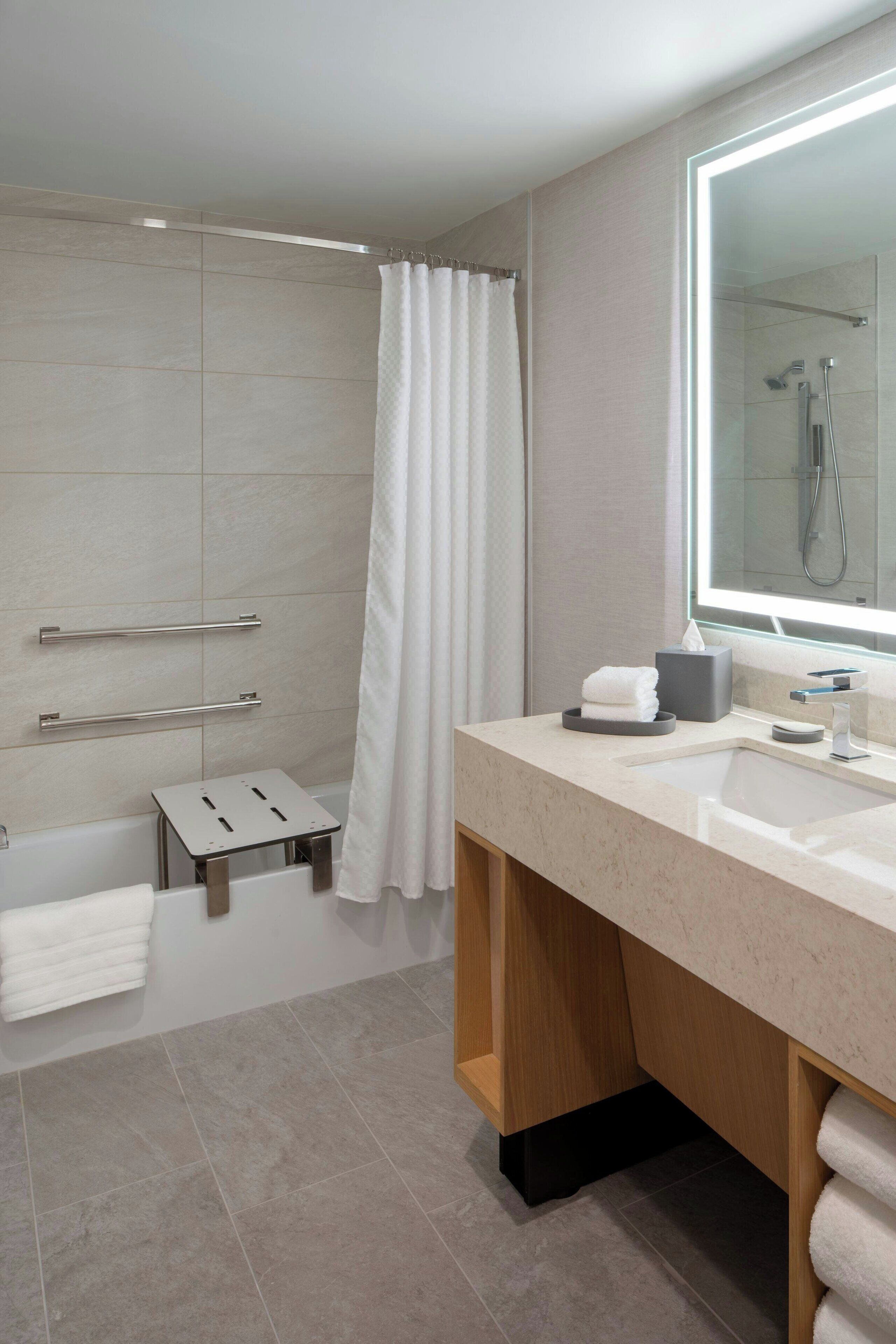 rainfall showerhead, free toiletries, hair dryer, bathrobes