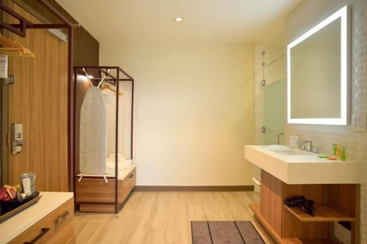 Free toiletries, hair dryer, towels, soap