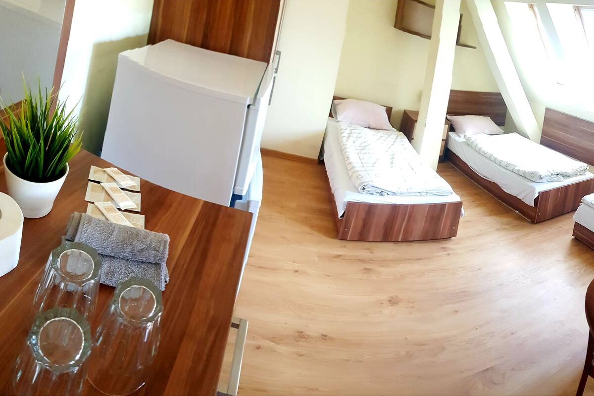 Hypo-allergenic bedding, free WiFi, bed sheets