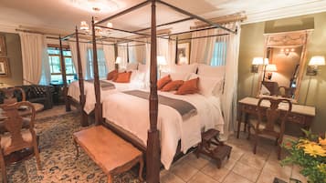 Habitación doble Deluxe | Sábanas de algodón egipcio, ropa de cama de alta calidad y edredón