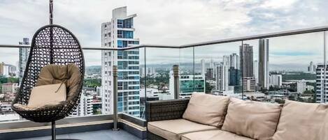 디럭스 아파트, 침실 2개 | 루프탑 테라스