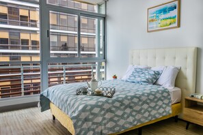 Deluxe Apartment, 2 Bedrooms | Individually furnished, blackout curtains, iron/ironing board, free WiFi - Delightful Apartment City Center (Panama City)