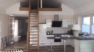 Kühlschrank, Mikrowelle, Ofen, Geschirrspüler