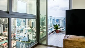 Apartamento Deluxe, 3 habitaciones | Balcón