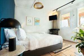 Allergitestade sängkläder, mörkläggningsgardiner och gratis wi-fi