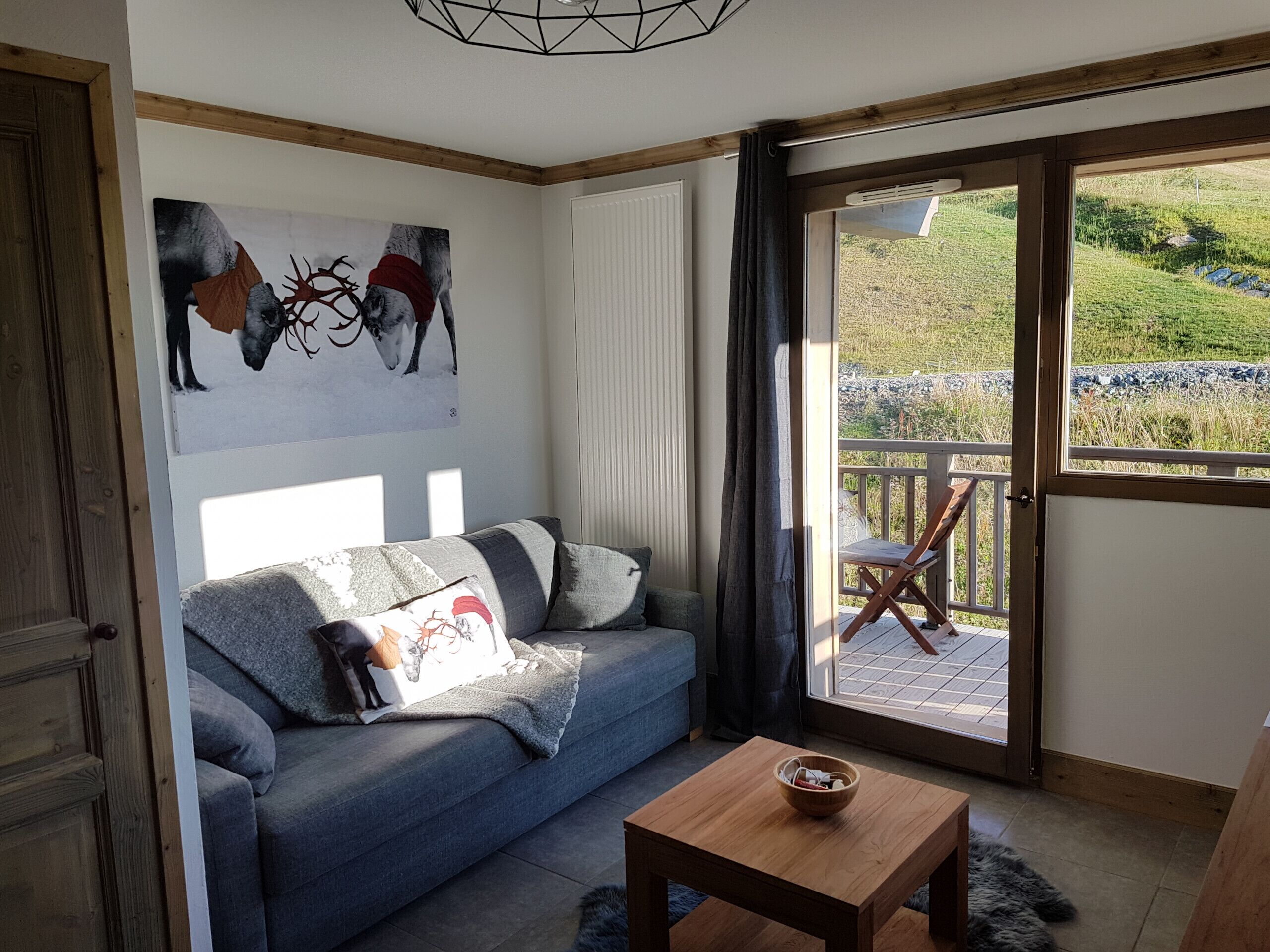 Appartement 1 chambre, avec jardin