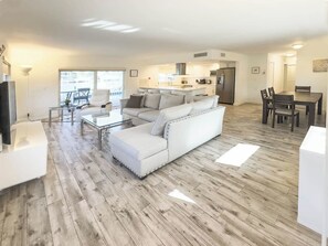 Smart TV, books, music library, video library