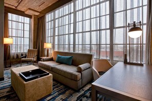 Suite, 2 Queen Beds, Corner | In-room safe, desk, laptop workspace, WiFi - Embassy Suites by Hilton Rockford Riverfront (Rockford)