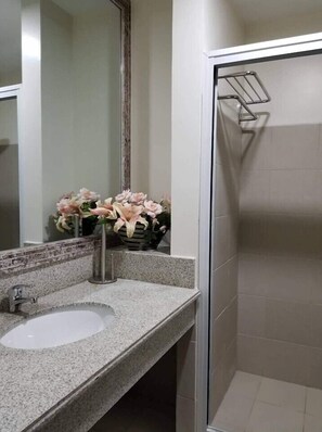 Condo (for 6 Pax) | Bathroom sink - Regs Bristle Ridge Residences (Baguio)