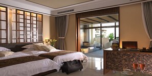Habitación Premier con 2 camas individuales, no fumadores | Cortinas opacas, wifi gratis, ropa de cama