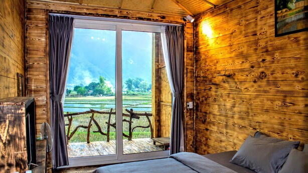Double Room, Mountain View | Desk, WiFi (free) - Life House (Mai Chau)