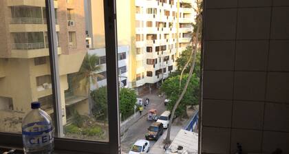 Apartment in beachfront. Views of the sea, mountains and city.