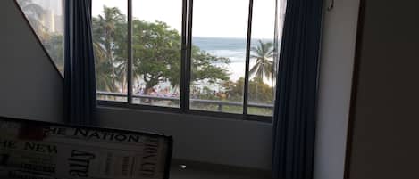 Blick von der Unterkunft