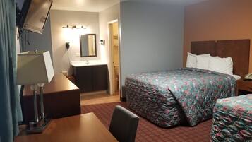 Room, 2 Queen Beds, Smoking | Individually furnished, desk, blackout drapes, soundproofing