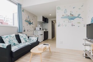 Apartamento, 1 quarto (No.5) | 1 quarto, escrivaninha, cortinas blackout, Wi-Fi de cortesia