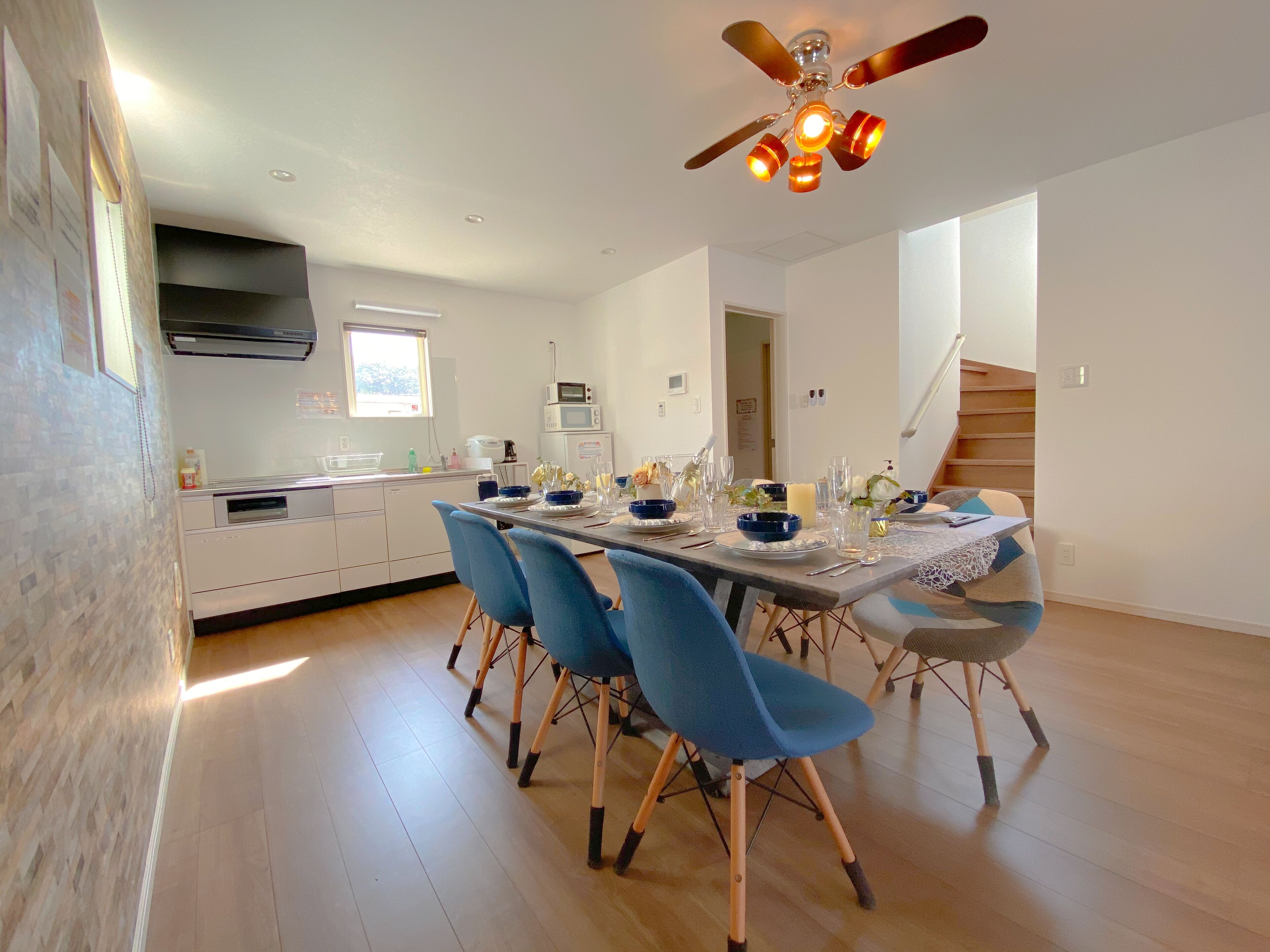 Vila, para fumantes, piscina particular (3LDK (100m²)-6 beds-Pool- BBQ) | Área de estar | TV de tela plana