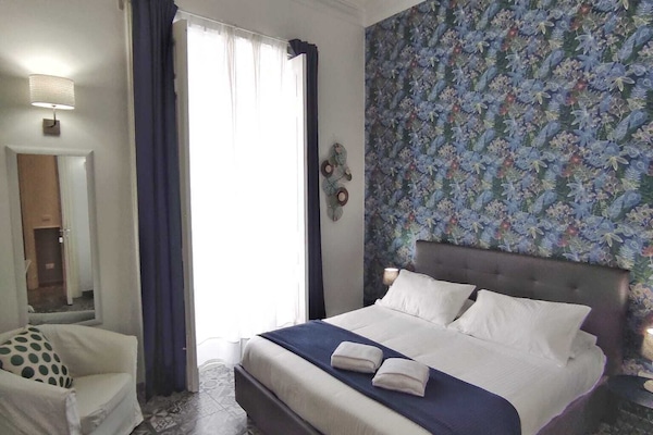 Design Double Room, 1 Queen Bed, City View | Individually furnished, desk, laptop workspace, free WiFi