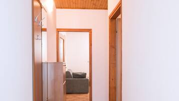 Apartment, Ground Floor | 1 bedroom, desk, blackout drapes, iron/ironing board