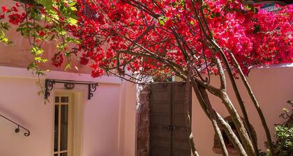 Lefkadan perinteinen talo / kodikas piha