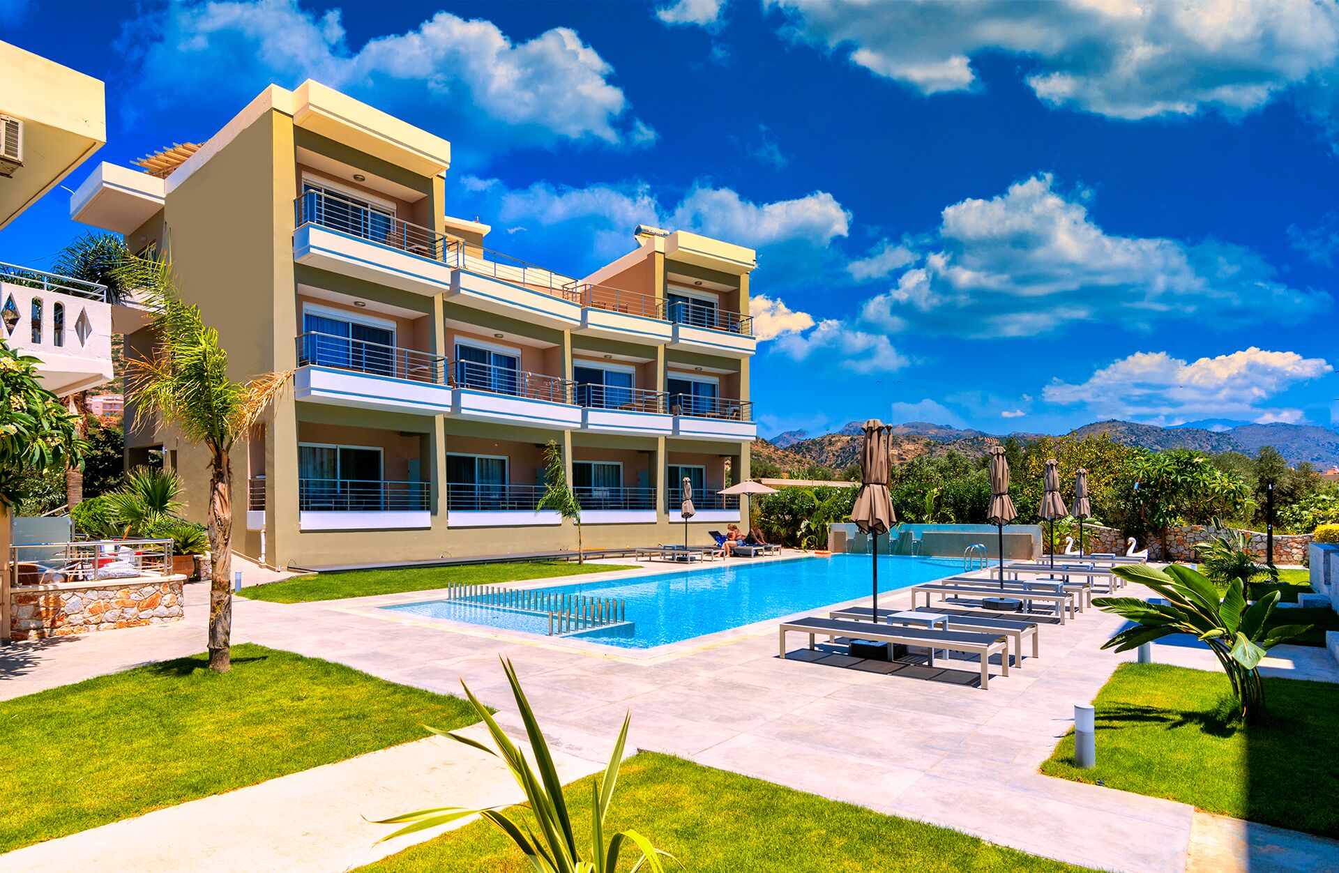 Façade de l’hébergement