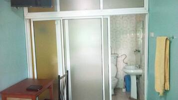 Double or Twin Room | Bathroom | Shower, slippers, towels, soap