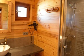 Shower, hair dryer