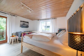 Suite de diseñador | Cortinas blackout, wifi gratis y ropa de cama 