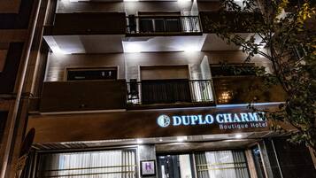 Front of property - evening/night