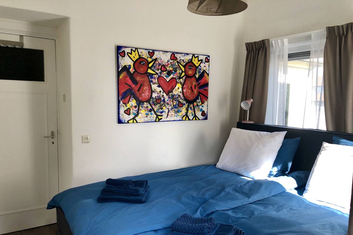 Premium bedding, down comforters, iron/ironing board (on request)