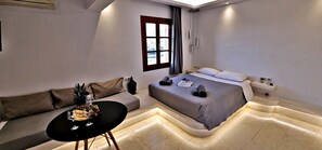Deluxe Junior Suite | Cadar kapas Mesir, peralatan tempat tidur premium, tilam berlapik 