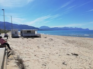 On the beach