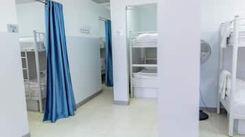 Basic Shared Dormitory, Women only (20 Beds) | Desk, laptop workspace, free WiFi, bed sheets