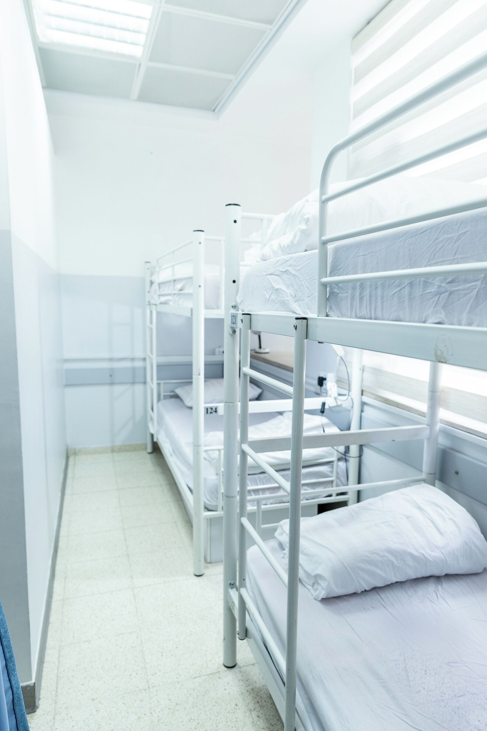 Basic Shared Dormitory, Men only (16 Beds) | Desk, laptop workspace, free WiFi, bed sheets