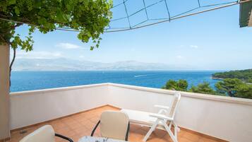 Apartment, 1 Bedroom, Terrace, Sea View | Terrace/patio