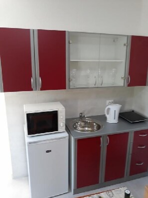 Fridge, microwave, stovetop, coffee/tea maker - Studio Apartment Garden - Studio with Terrace (Dubrovnik)