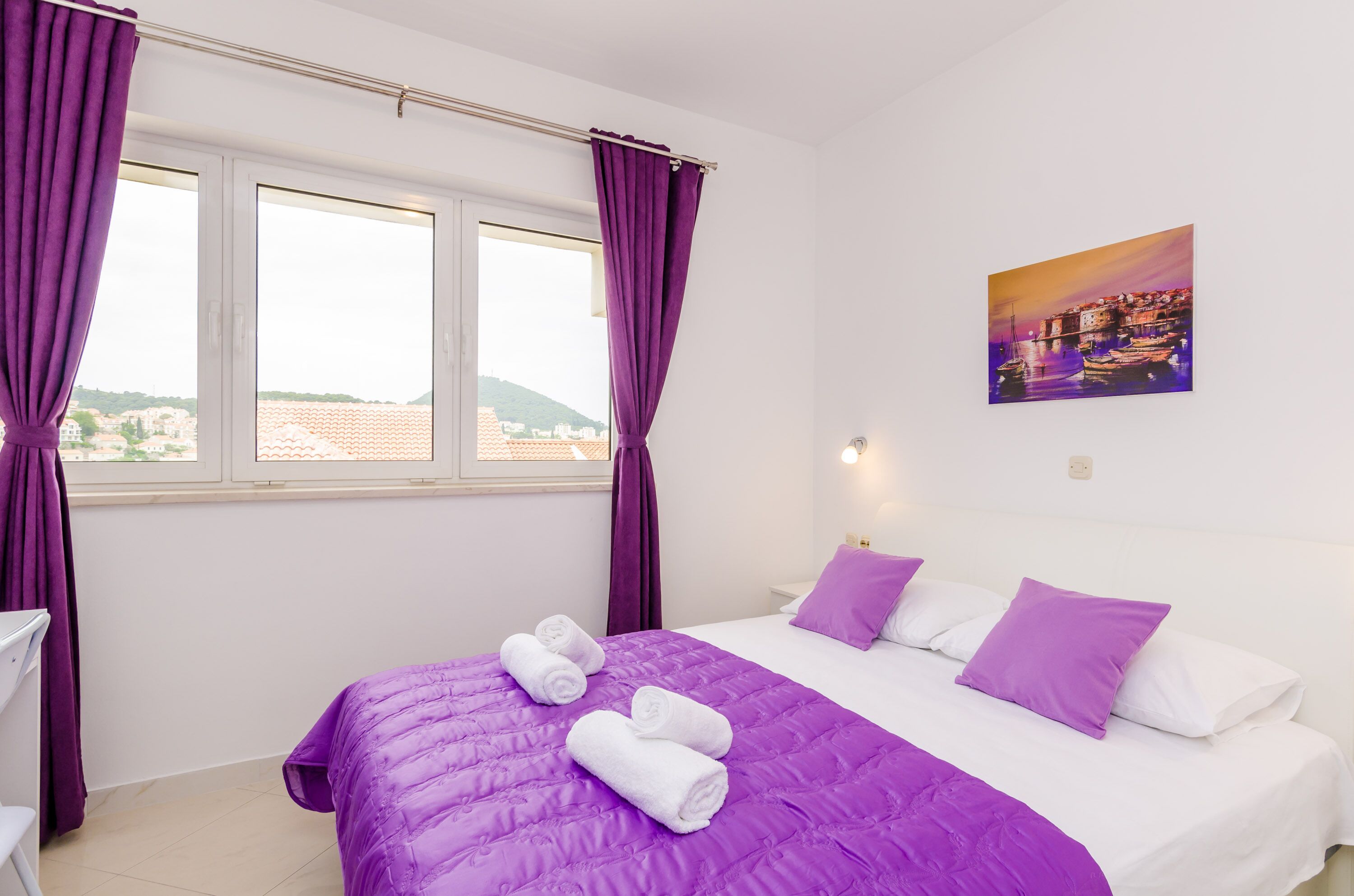 1 غرفة نوم وواي فاي وملاءات أسرّة