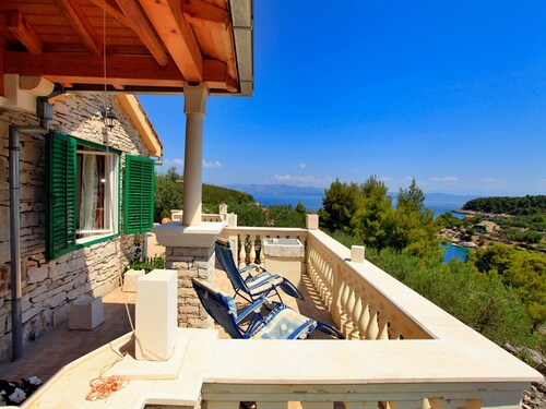 Stone House Horizont - One Bedroom Holiday Home with Terrace and Sea View