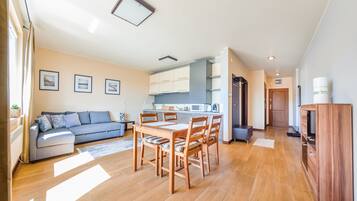Apartment (9, ul. Niska 10) | Living area | Flat-screen TV