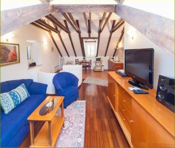 TV, DVD player - Apartments Vi-La - Deluxe One-Bedroom Apartment (Dubrovnik)