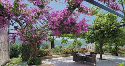 Apartments & Room Eva Slano - Chambre Double avec Balcon et Vue sur la Mer (Kamara)