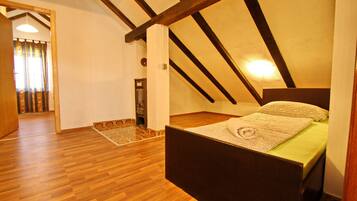 1 bedroom, iron/ironing board, Internet, bed sheets