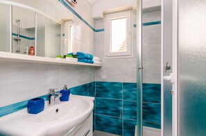 Towels, soap, toilet paper