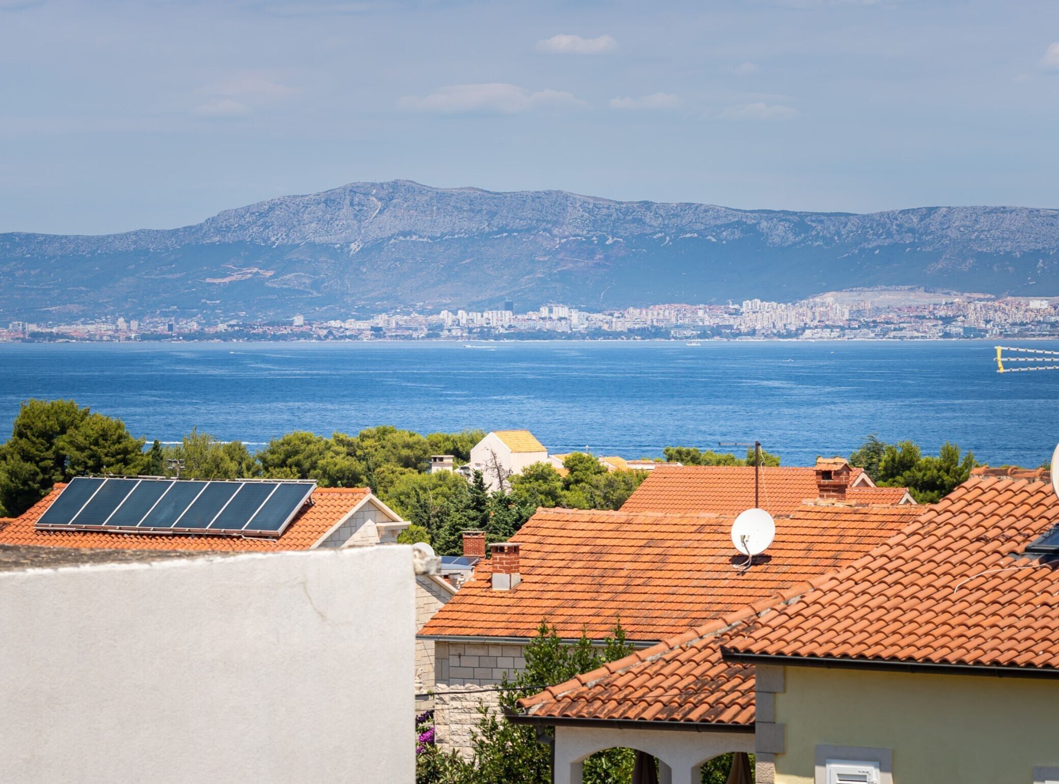 Blick von der Unterkunft